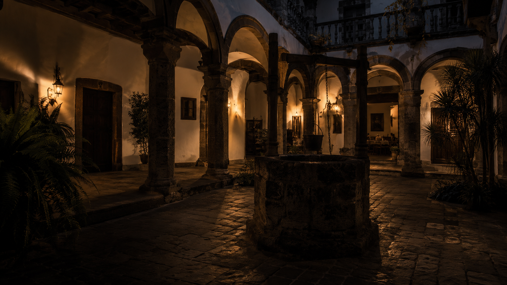 pozo patio casa lercaro leyenda fantasma catalina lercaro