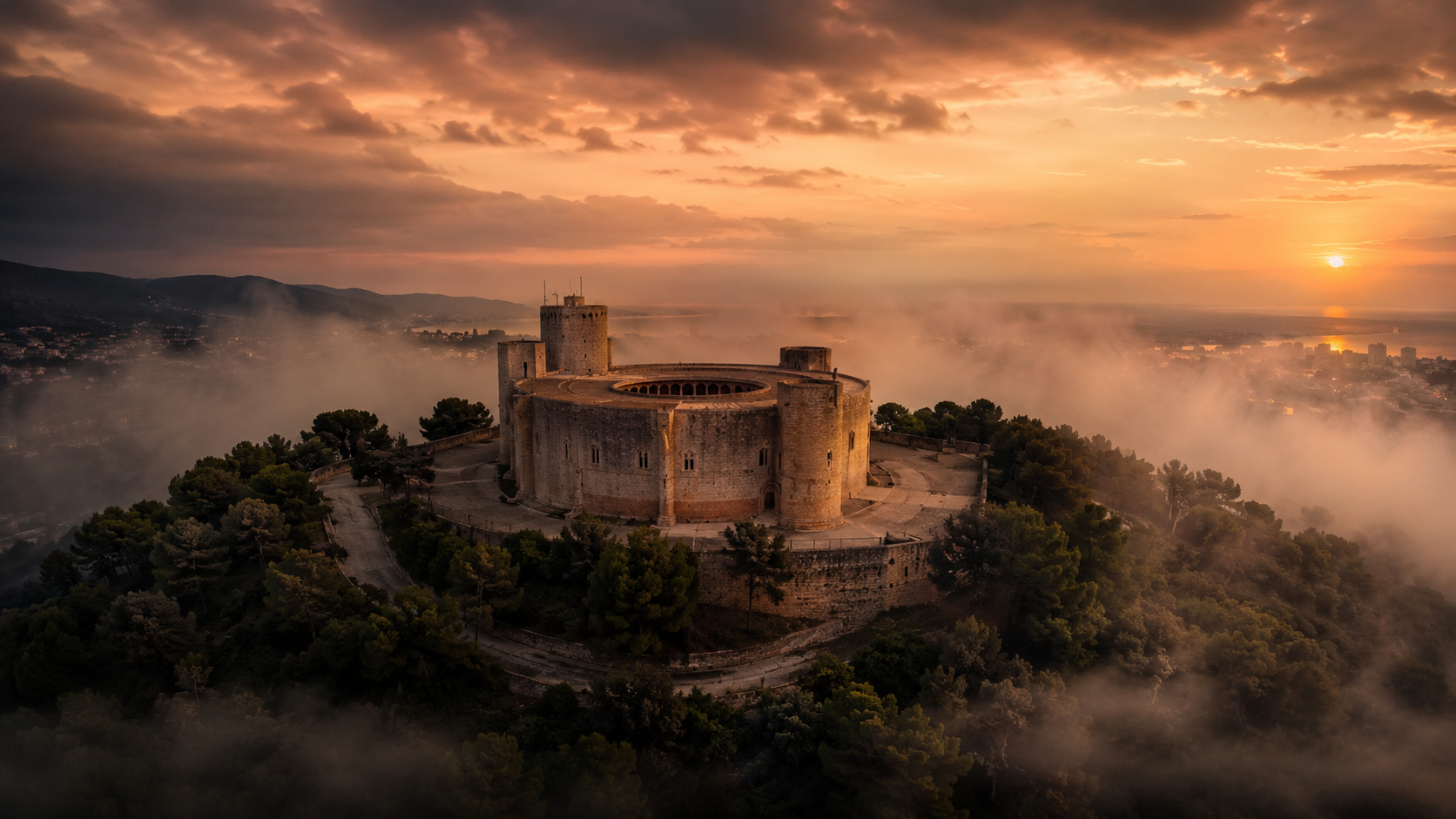 castillos encantados españa castillo de bellver mallorca