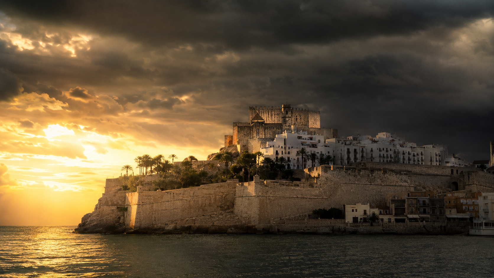 castillo de peniscola papa luna castillos encantados españa