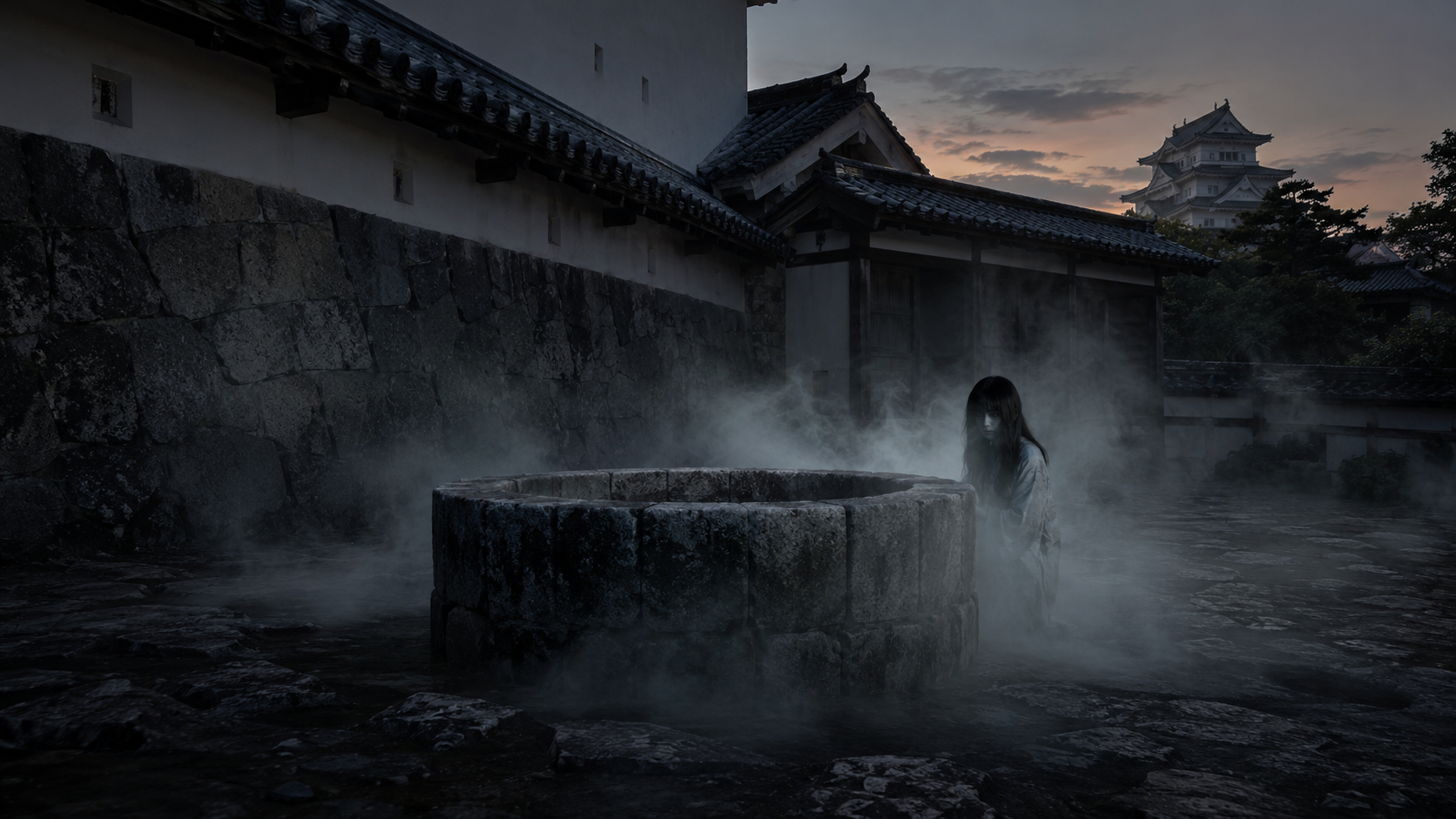 casas encantadas del mundo pozo de Okiku Himeji Castle Japón